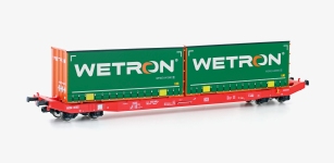 Mehano 28412 - H0 - Containertragwagen Wetron, DB Cargo, Ep. VI